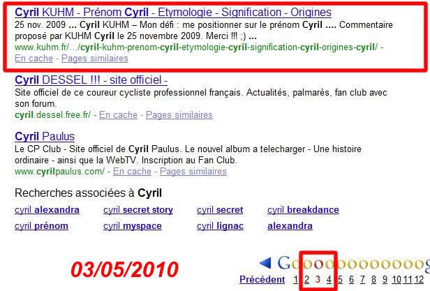 Cyril 28 eme